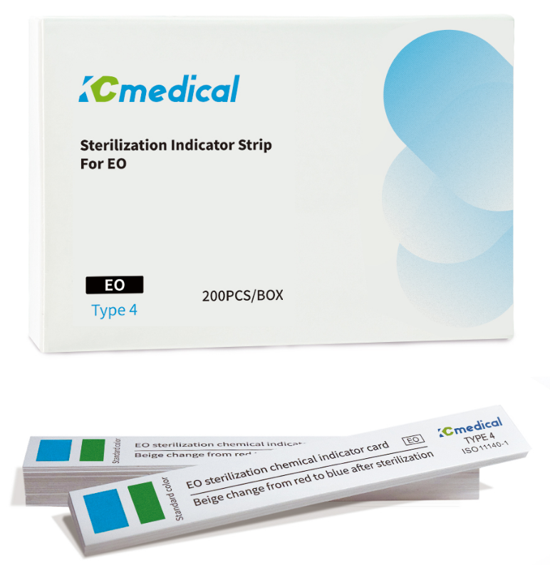 凯朝环氧乙烷灭菌化学指示卡-4类卡 蓝变绿